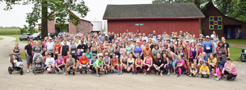 2018 Get Your 6.6 on Route 66 Participants in Funks Grove